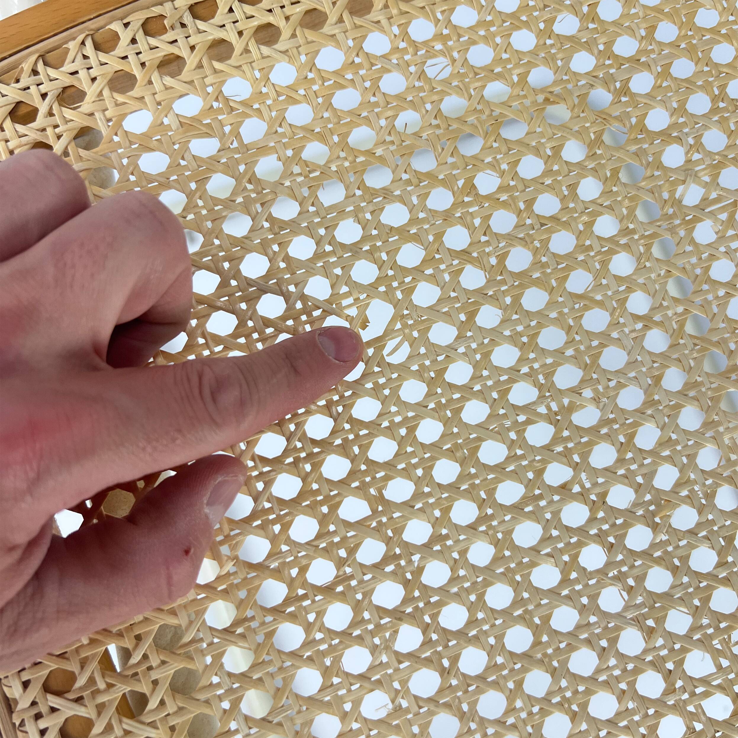 Set of 2 Tubular Frame and Cane Cantilever Arm chairs, Italy, 1970s