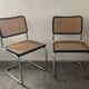 Pair of chairs Marcel Breuer Cesca B32