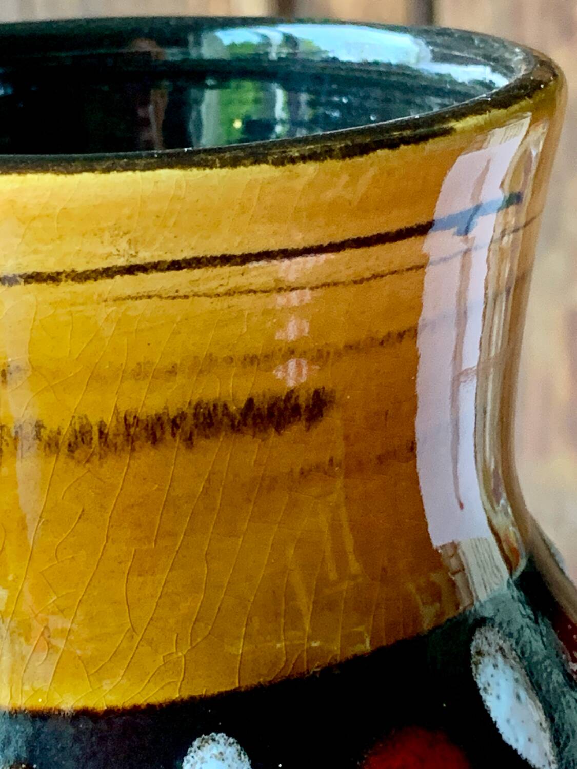 Ceramic vase West Germany Scheurich 1970