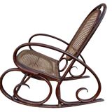 Set of 2 Thonet 19's Style Rocking Chairs