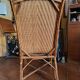 Vintage rattan armchair
