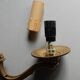 Brass wall lamp chandelier a flame