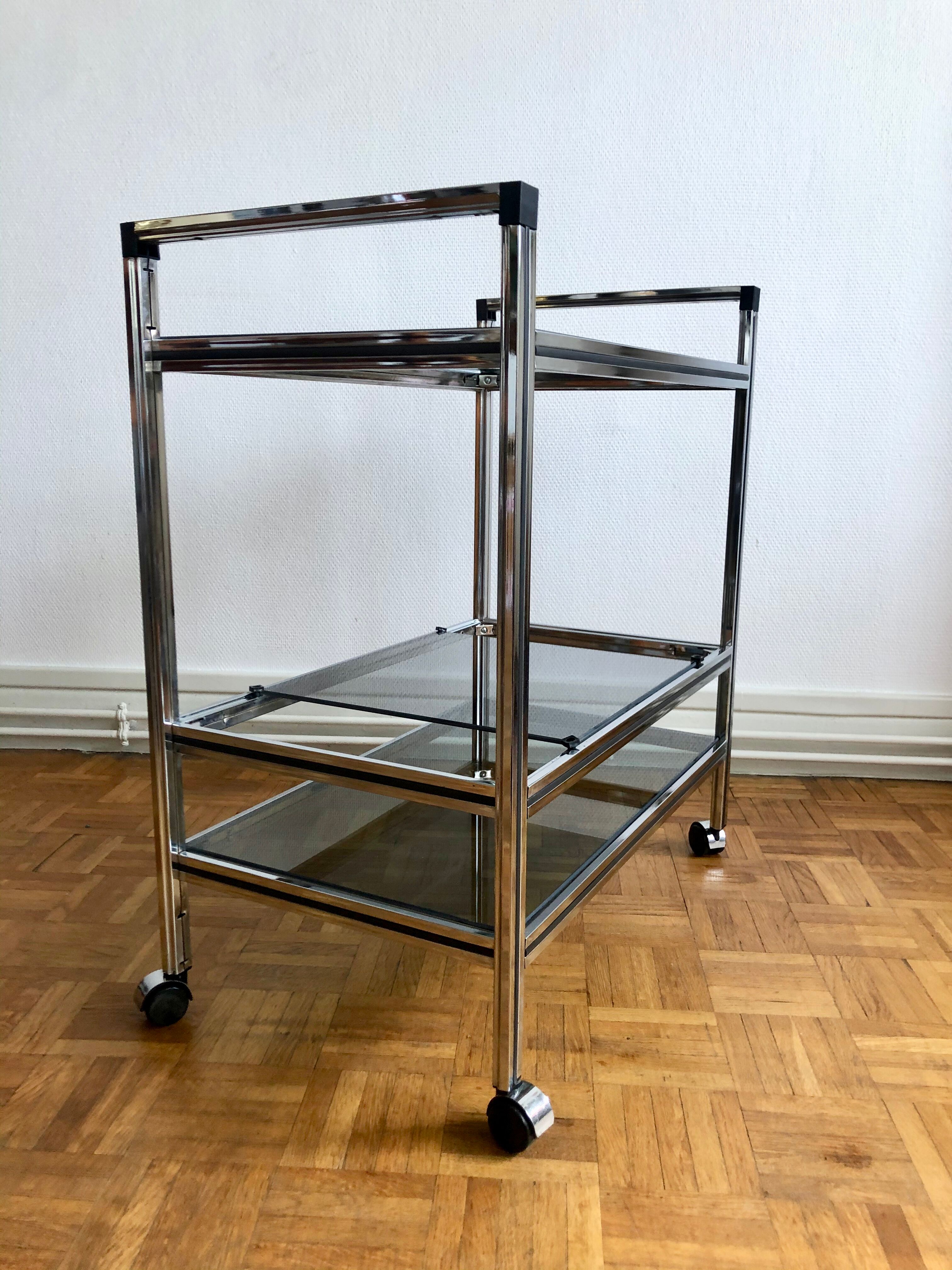 1970 Glasses chrome and smoked glass