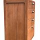 Commode vintage bois brut massif 1950