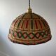 Vintage suspension in electrified braided wicker to nine