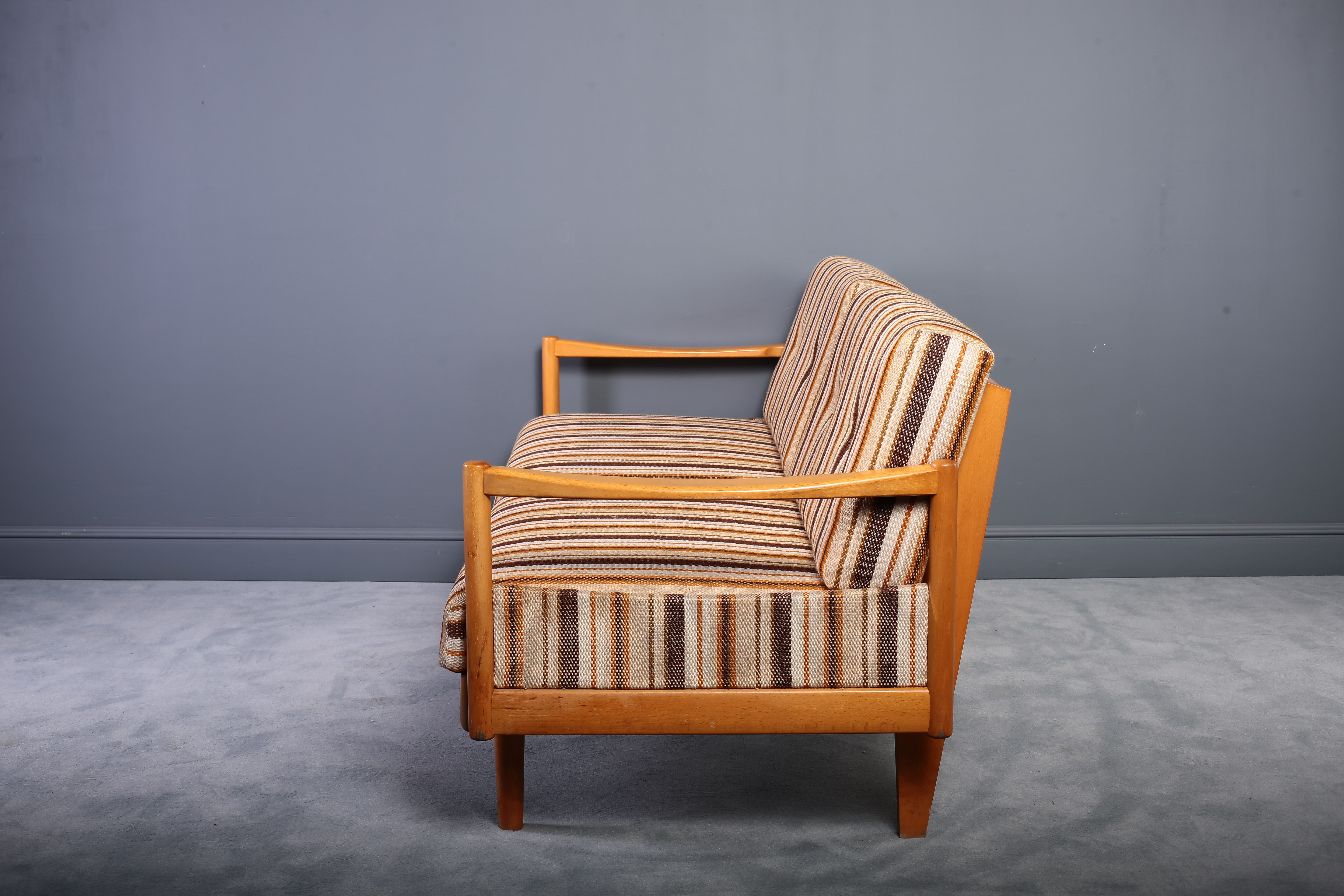 Oak wood butterfly daybed sofa 60s