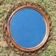 Rattan mirror