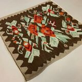 Turkish square kilim 165x150 cm wool