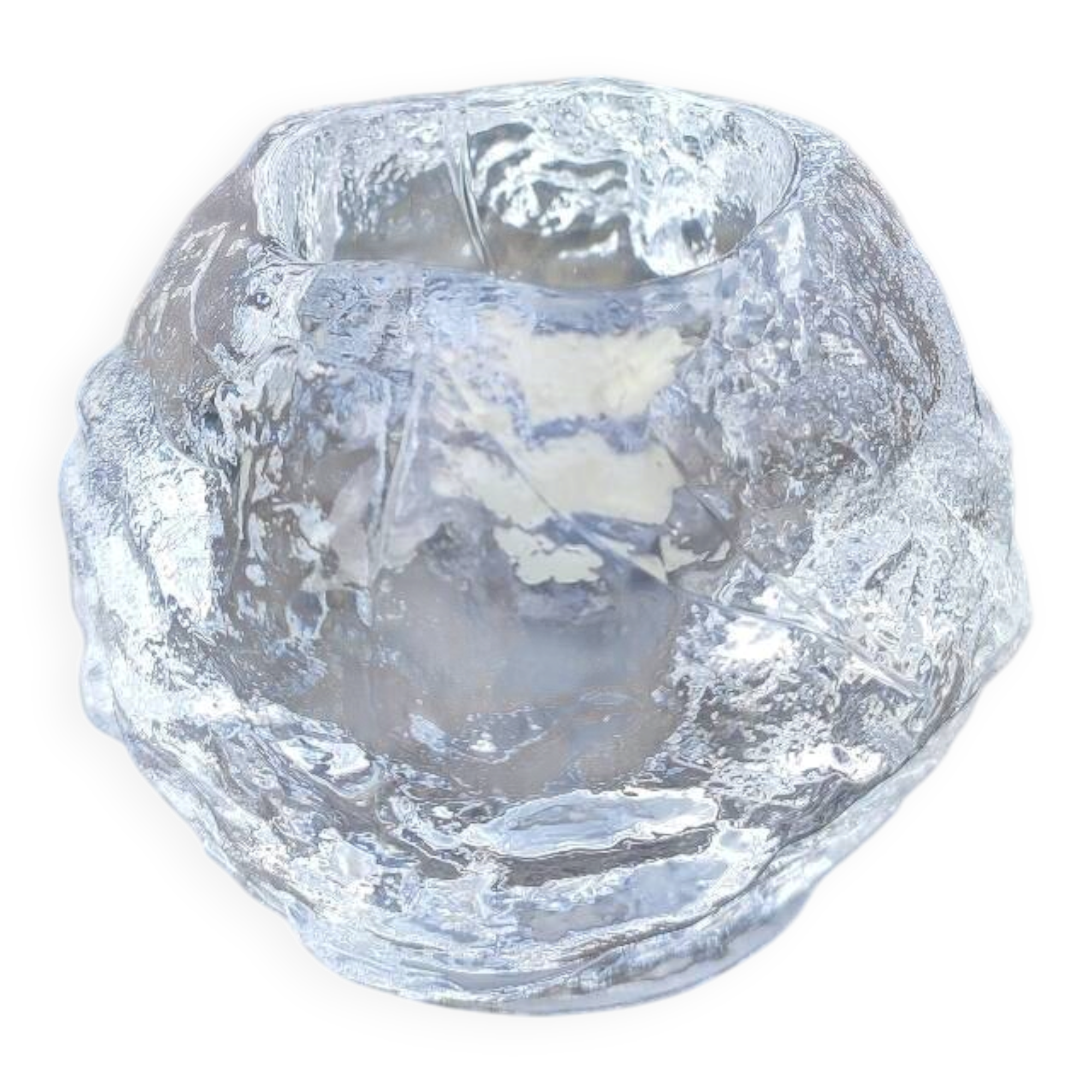 Candle holder "Snowball" Kosta Boda design Ann Wolff 1973