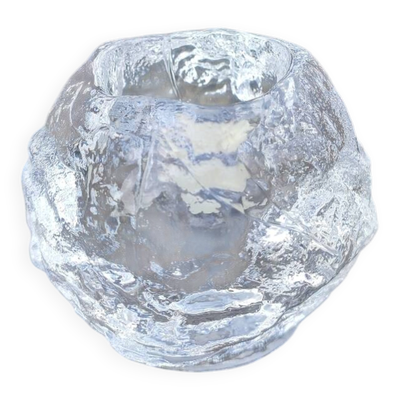 Bougeoir Photophore ''Snowball'' Kosta Boda design Ann Wolff 1973