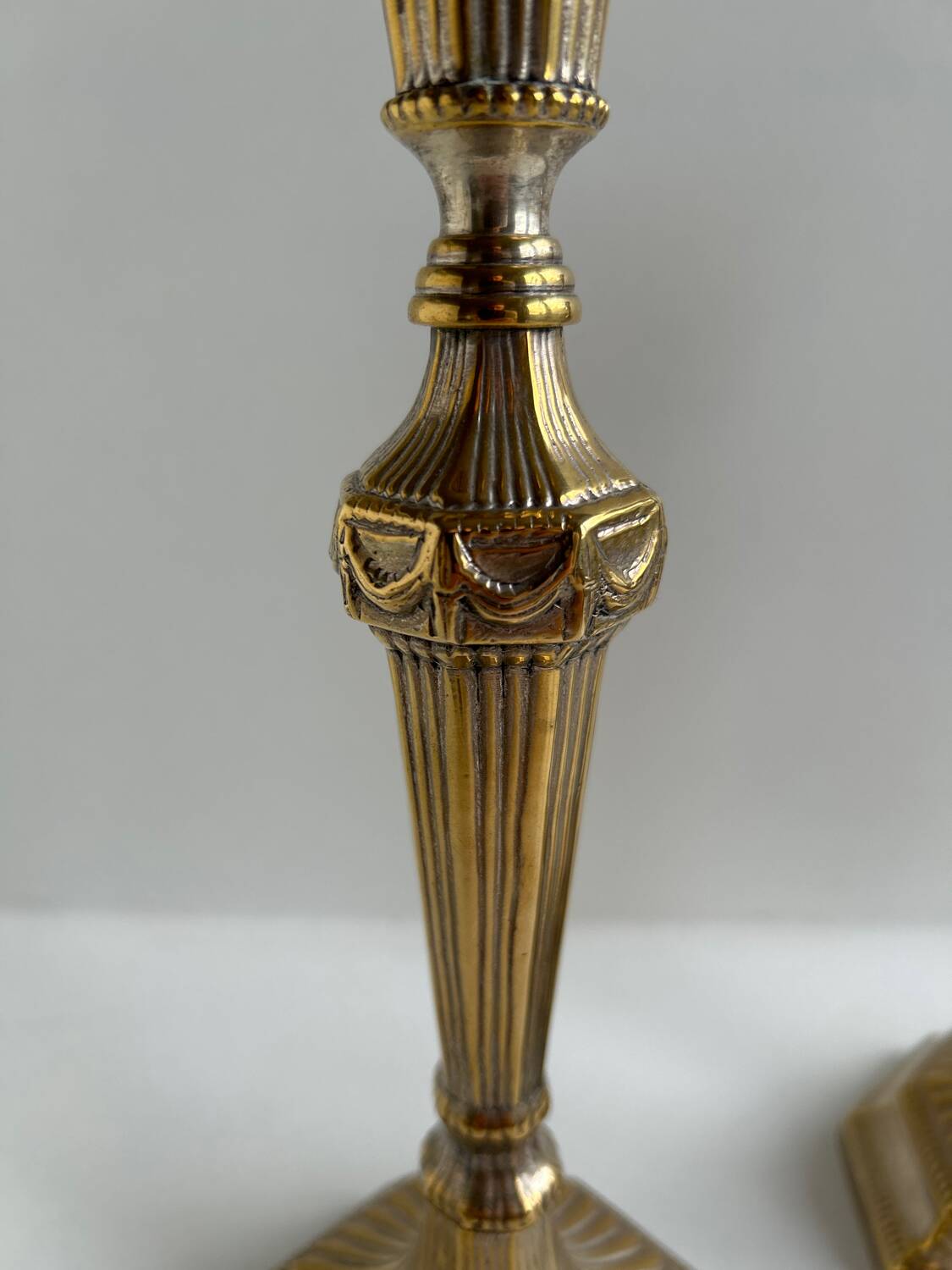 Pair of Louis XVI style candlesticks