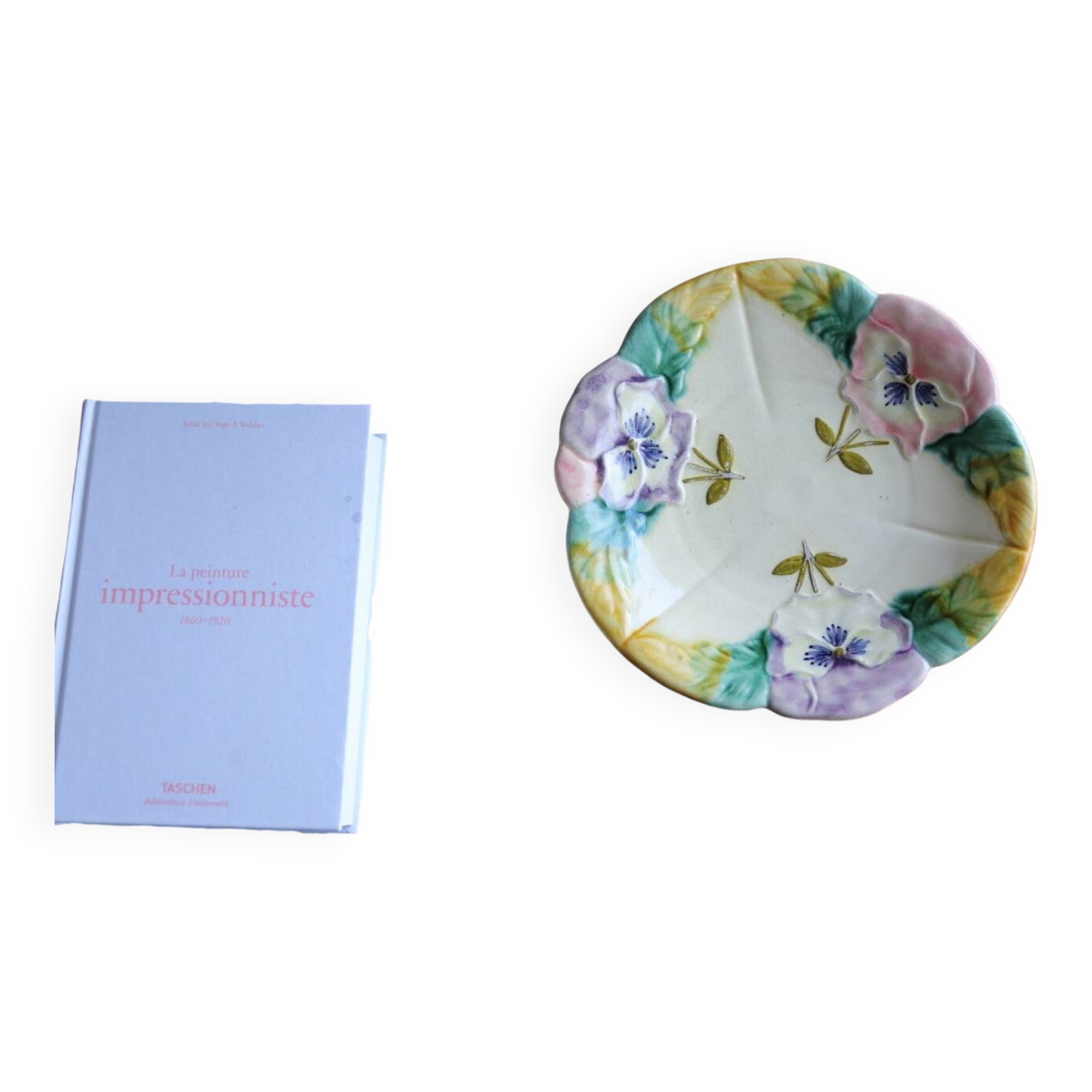 Plate of pansy slip