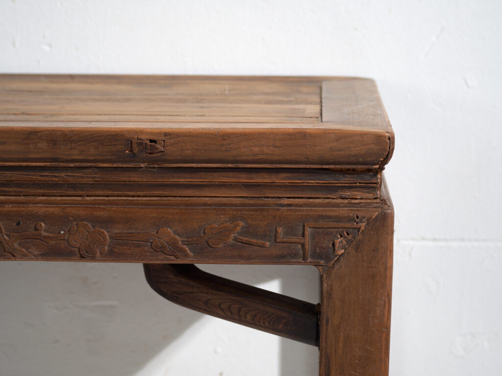 Antique pine bench table – China, circa 1900