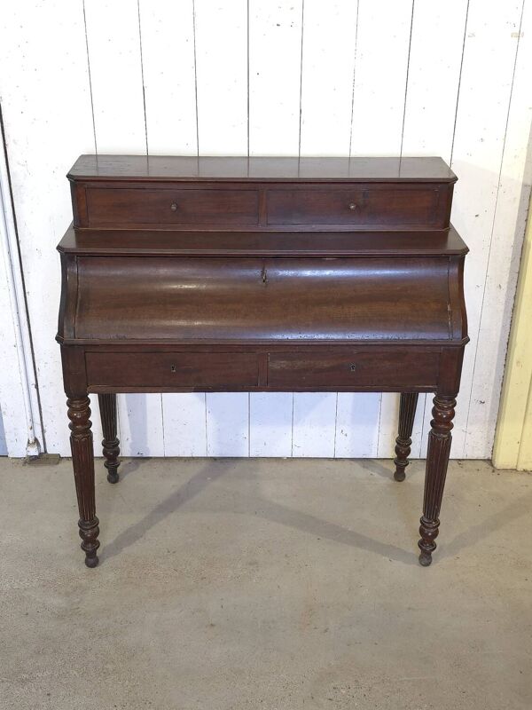 Bureau à gradin en acajou style Louis Philippe, 19ème siècle