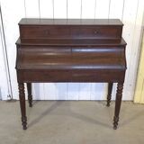 Louis Philippe style mahogany stepped desk, 19th century