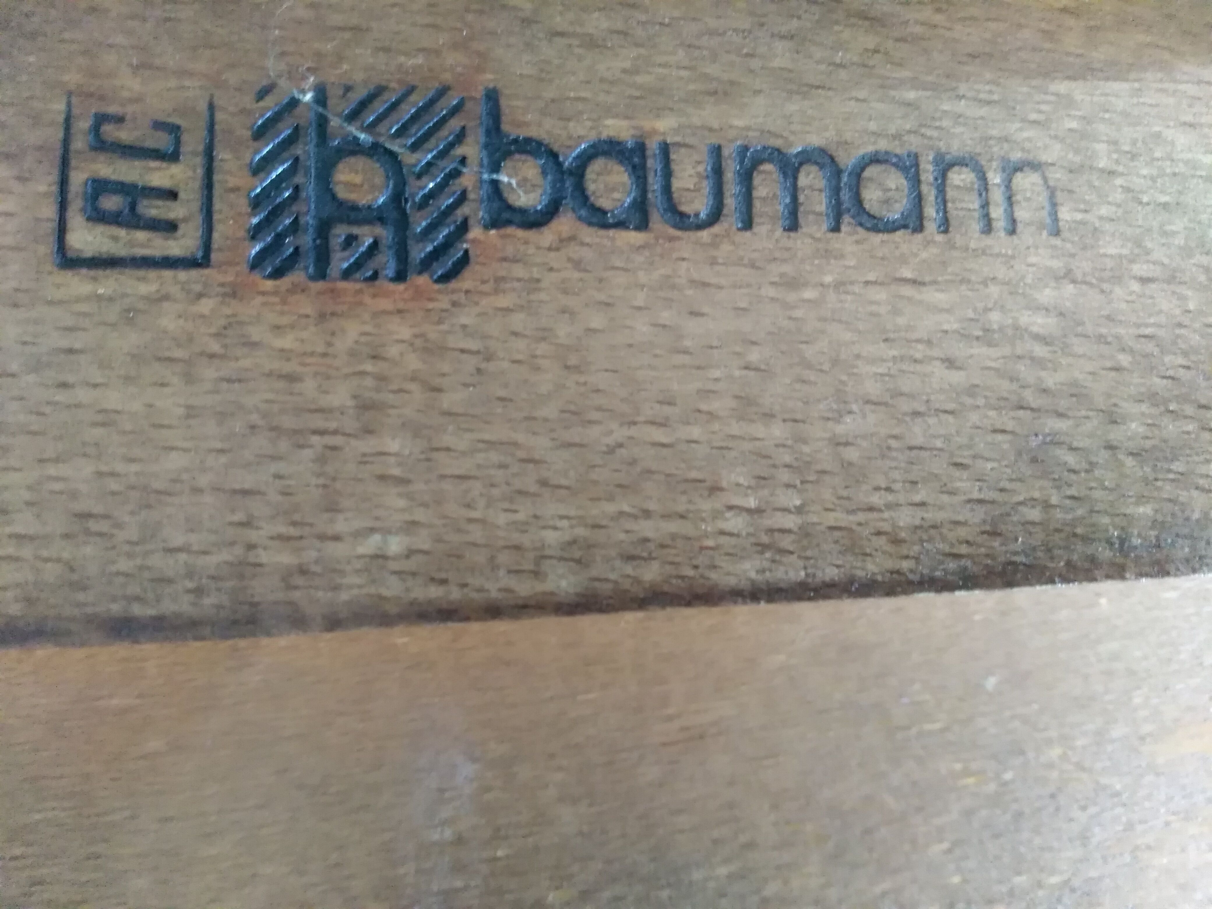 Suite de 6 chaises Baumann modèle Tacoma années 1970