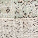 3x9 Shades Of Light Green & Black Vintage Runner Rug, 81x275Cm