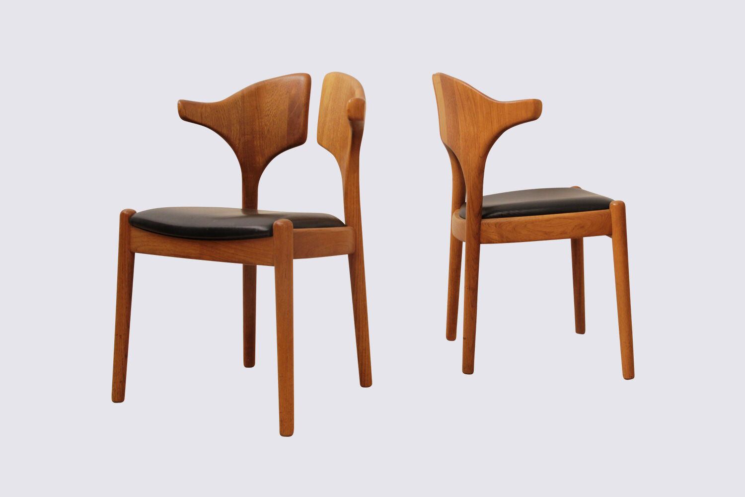 Danish 60s teak Gingko chair
