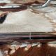 Chrome and smoked glass side table 1970
