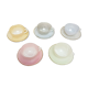 5 harlequin arcopal cups in opaline