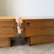 Paire de chevets en orme Maison Regain