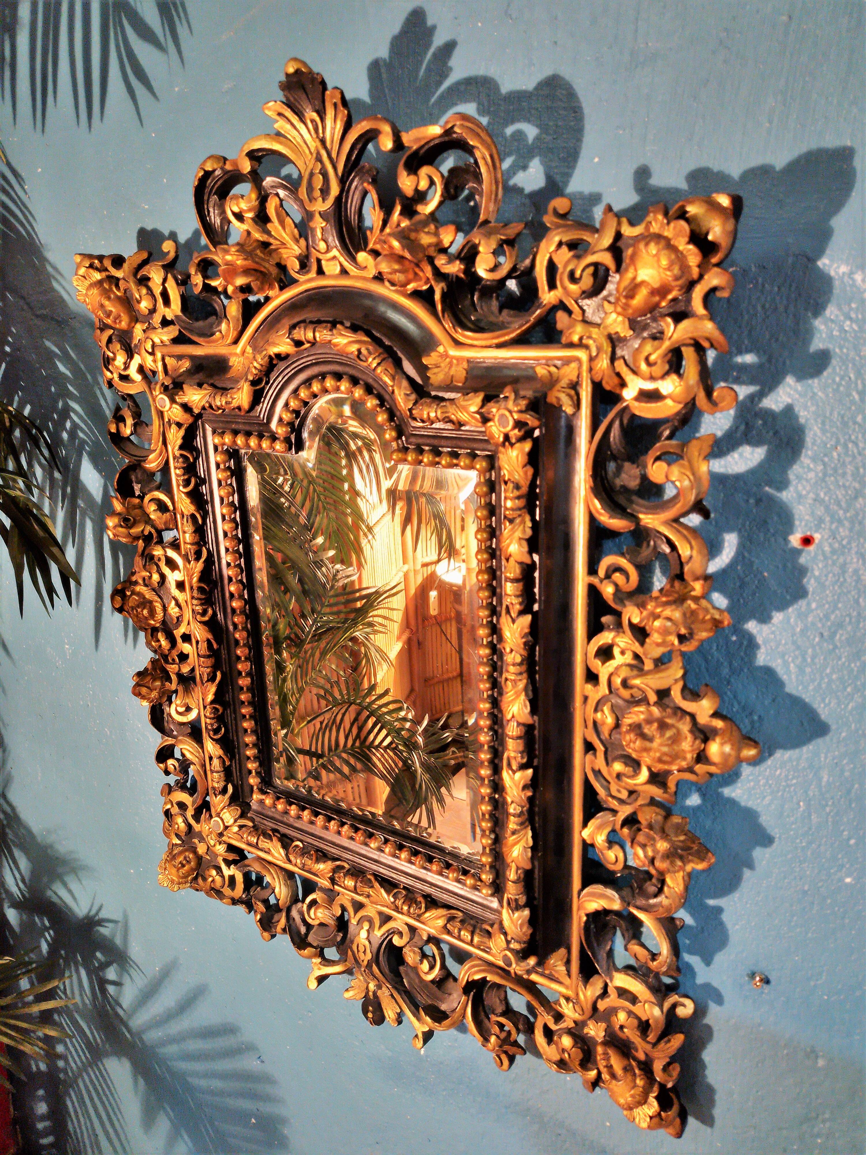 Baroque mirror Italy XIXth century