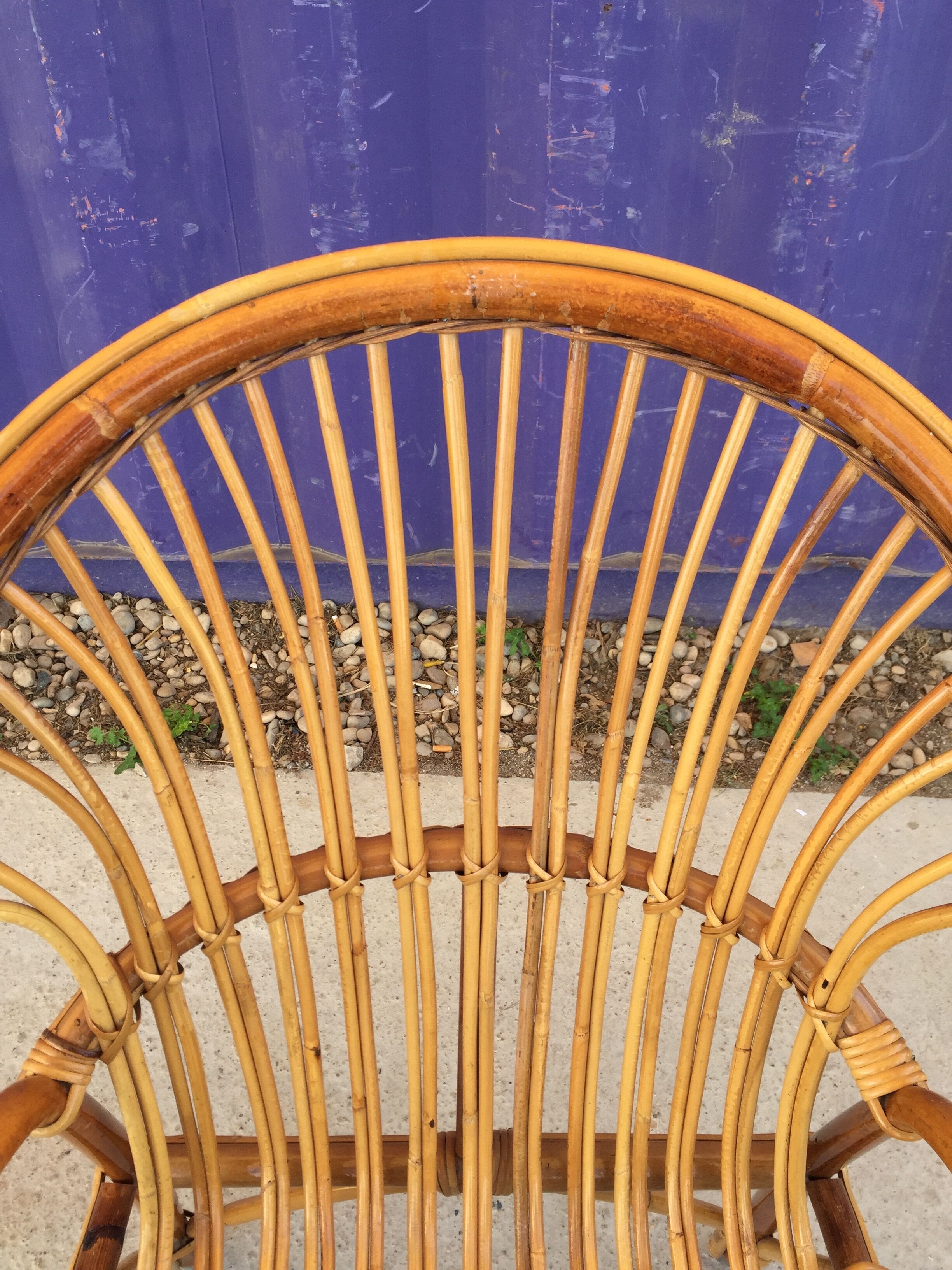 Vintage rattan chair