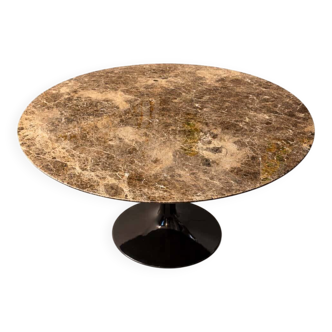 Table tulip marbre emperador knoll