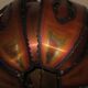 Brutalist pendant light, Denmark 1970s