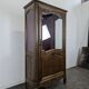 Petite vitrine Louis XV en chêne à une porte