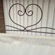 Wrought iron screen 3 vintage panels
