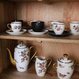 Limoges porcelain coffee service F.Legrand (13 pieces), early 20th century