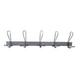School coat rack with 5 double hooks
