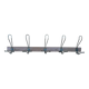 School coat rack with 5 double hooks
