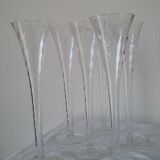 Lot of 6 champagne flutes