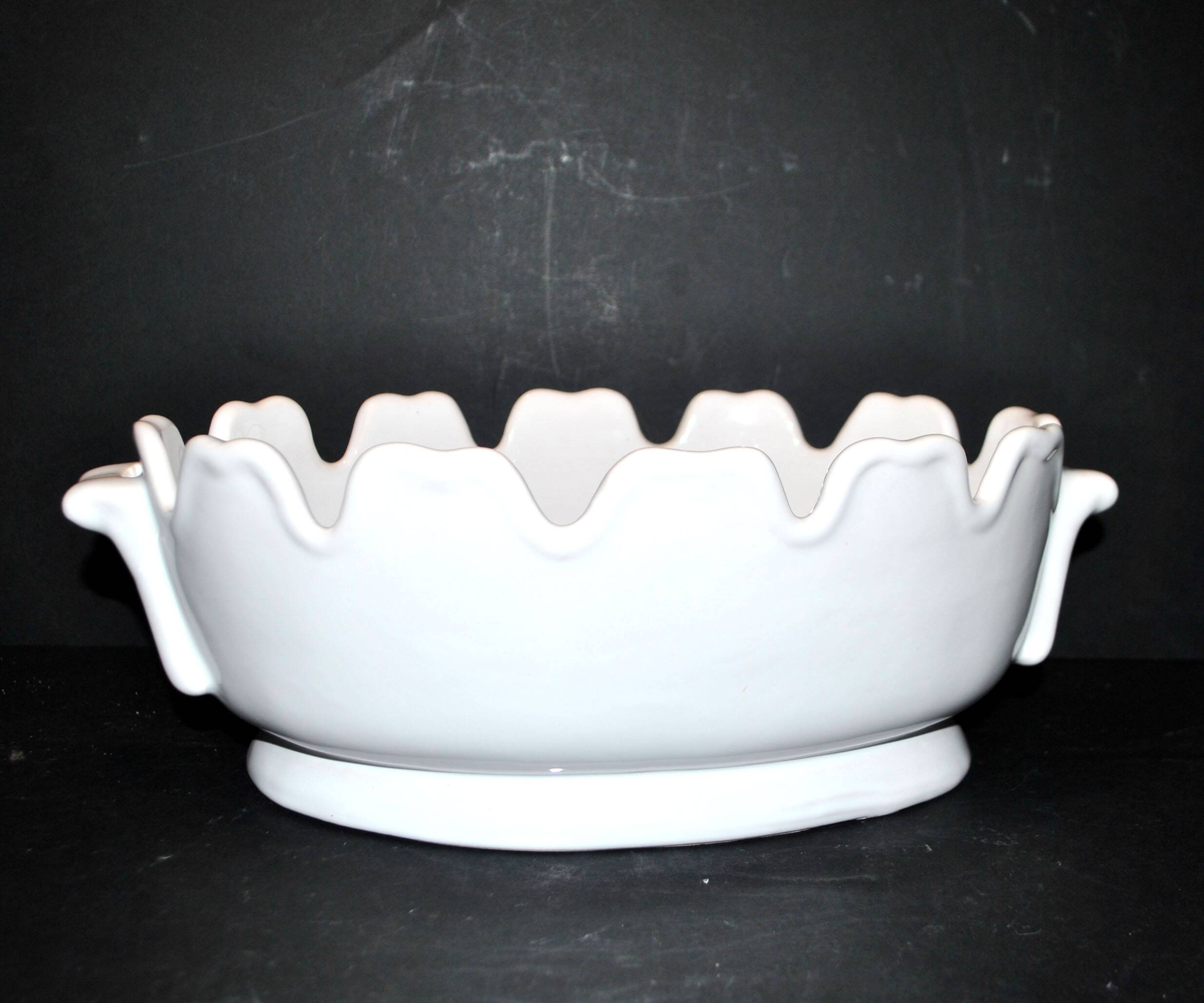 Malicorne ceramic "verrière" glass cooler planter