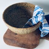 Signed sandstone bowl