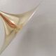 Golden semi hanging lamp, designed by bonderup & thorup Denmak 1974