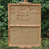 Grand portrait de jeune femme aux fleurs 1904, huile sur toile