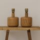 Pair of solid wood lamps by Charlotte Perriand / Les Arcs Circa 1968