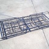 Napoleon III wrought iron folding bed