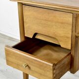 Midcentury A. Younger Walnut Desk. Unique Vintage Modern