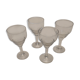Lot de 4 verres bistrot vintage