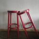 Pair baumann bar stools