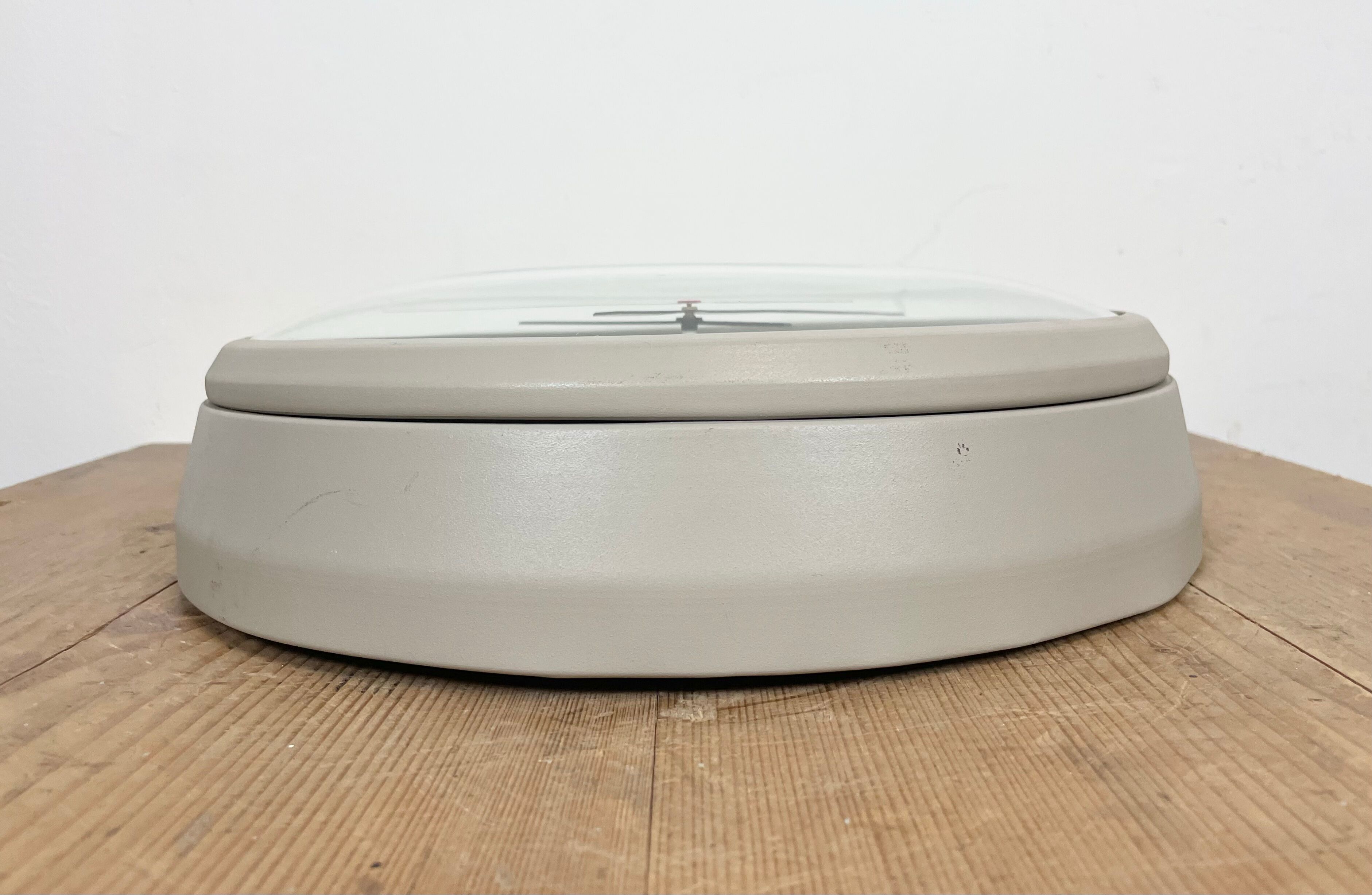 Vintage School Wall Clock from Standard Electric, 1970s