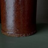 Bouteille en grès vernissé marron Amsterdamsche XIXe