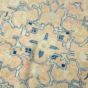 10x13 Blue & Peach Floral Antique 55s Persian Rug, 301x388Cm