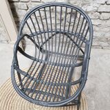 Adult rattan basket chair