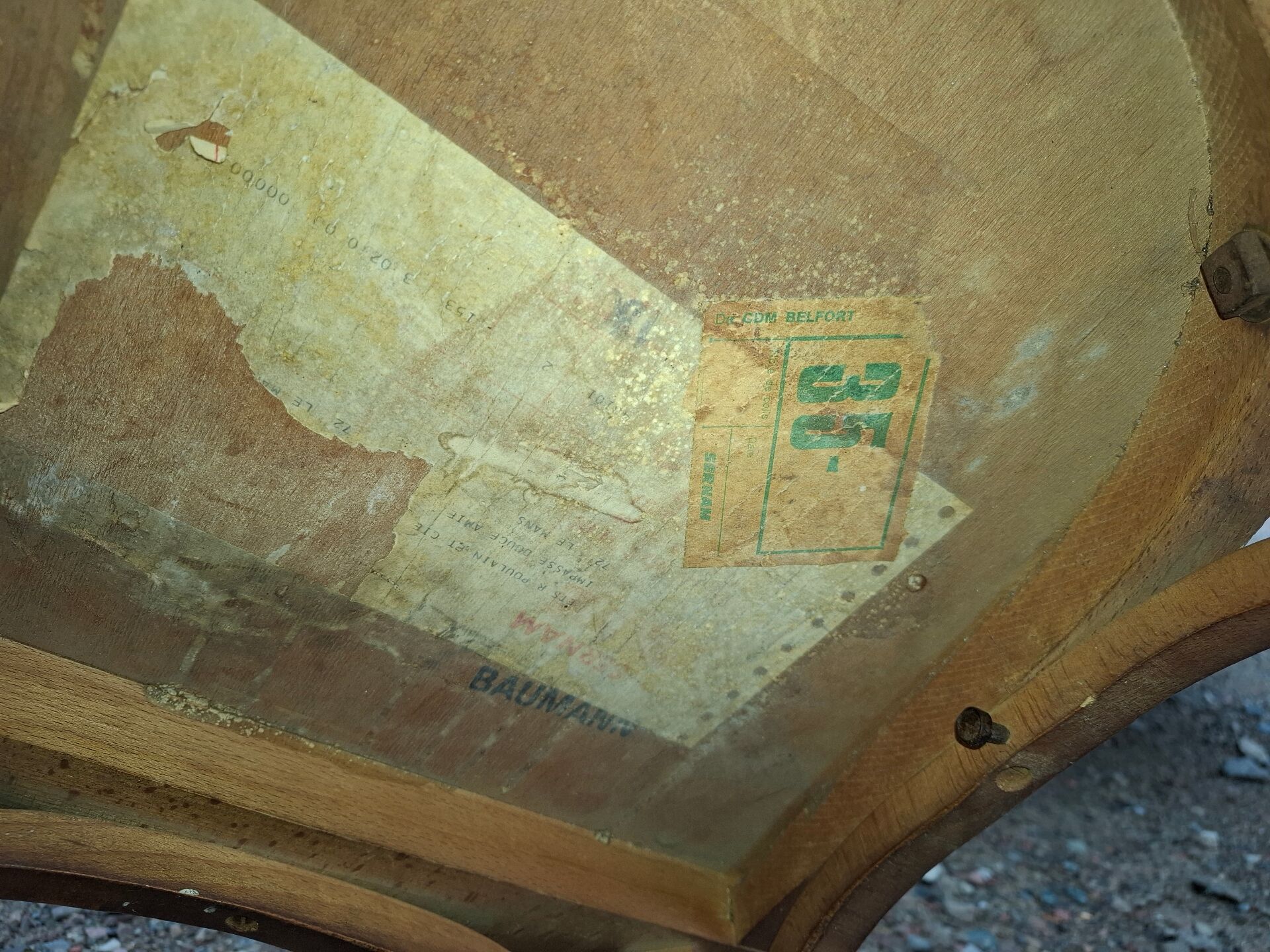 4 vintage Baumann chairs