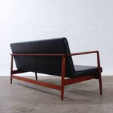 Vintage Teak Sofa C.B. Hansen Danish Design 50er 60er